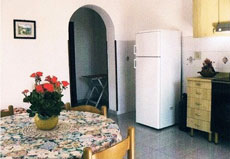 Wohnküche, Wohnung unten, Villa Lucia, Patresi, Insel Elba